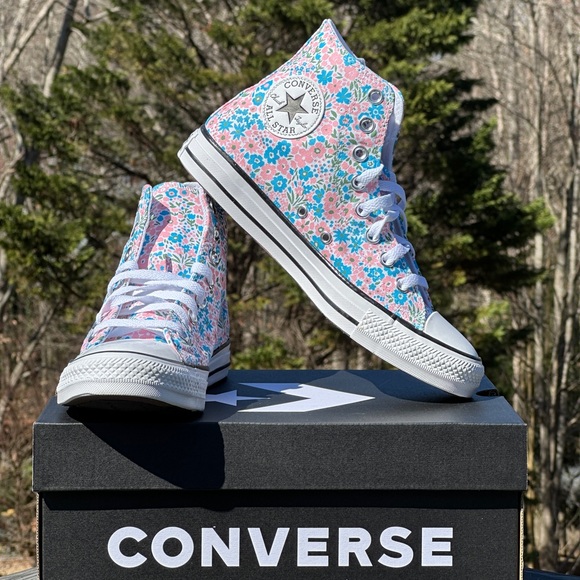 Converse Shoes - Converse All Star Flowers Hi Canvas Casual Sneaker Womens 7.5 | 8.5 | 9 NEW